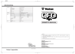 Vestax QFO Owner`s manual