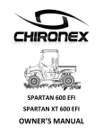 Chironex SPARTAN XT 600 EFI Specifications