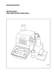 Mettler Toledo GA42 Operating instructions