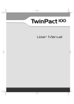 Canopus TwinPact 100 User manual