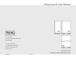 Viking VWCI1240GRSS Troubleshooting guide