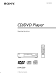 Samsung DVD-S320 Operating instructions