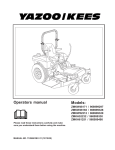 Yazoo/Kees ZMKW48192 Operating instructions