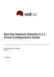 Red Hat Network Satellite 5.1.1 Client Configuration Guide