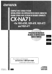 Aiwa NSX-A74 Operating instructions
