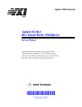Agilent Technologies E1346A Service manual