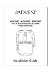 Advent ADV350P Installation guide
