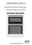 Electrolux COMPETENCE D5701-5 Operating instructions