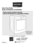 Maytag MHW8000AG Use & care guide