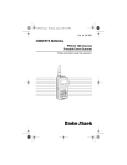 Radio Shack PRO-89 Owner`s manual