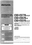 Aiwa CSD-ES570 Specifications
