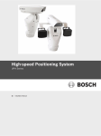 Bosch UPH series Installation manual