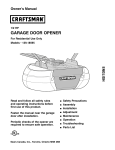 Craftsman 139.18595 Owner`s manual