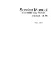 Daewoo DTY-2898 TA Service manual