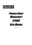 Promise Technology FastTrak TX2000 User manual