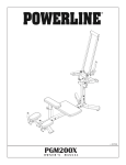Body Solid Powerline PGM200X Owner`s manual