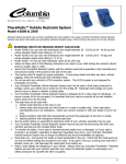 Columbia THERAPEDIC 2000 Owner`s manual