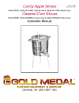 Candy Gas and electric cookers Instruction manual