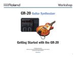 Roland GR-20 Owner`s manual