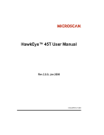 Microscan HE45T User manual