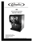Cornelius IDC 2XX Operator`s manual