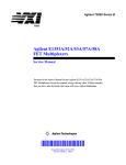 Agilent Technologies E1356A Service manual