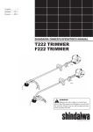 Shindaiwa 81372 Operator`s manual