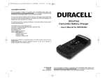 Duracell DRCHCAM User`s manual