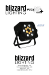 Blizzard Puck Q12 LED PAR Can User manual