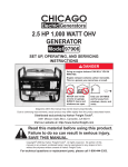 Chicago Electric 97906 Specifications