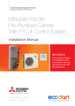 Mitsubishi Electric PUHZ-HW140YHA-BS Installation manual