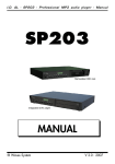 Secure Power SP203 Specifications