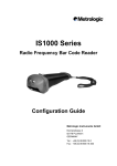 Metrologic IS1000 Series User`s guide