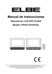 DVD PORTATIL PDVD-3370-DUAL