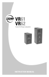 EAW VR62 Instruction manual