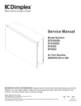 Dimplex DF2426GB Service manual