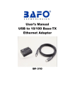 Bafo BF-310 User`s manual