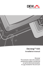 DEVI DEVIreg 535 Installation manual