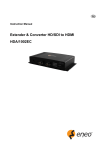 Eneo HDA/1002EC Instruction manual