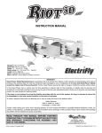electrifly REFLECTION Instruction manual