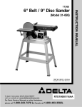 Delta 31 Instruction manual