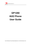 Shenzhen GP1260 User guide