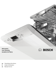 Bosch SHE8ER55UC Operating instructions