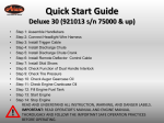 Ariens Sno-Thro 921013 Operator`s manual