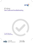 BT Infinity User guide