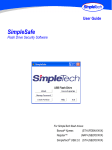 SimpleTech NAPSTER User guide