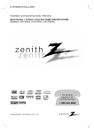 Zenith DVT654 Owner`s manual