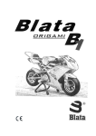 Blata Origami B1 Service manual