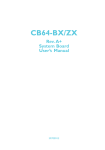 DFI CB64-ZX User`s manual