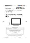 Sansui HDLCDVD325A Owner`s manual